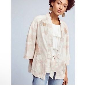 Anthropologie Pink Camo Jacket